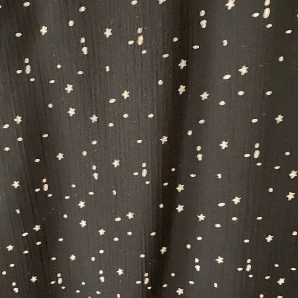 EVAN PICONE Sleeveless dress black w/ white stars EUC Size 14. Wedding wearable - Picture 3 of 8